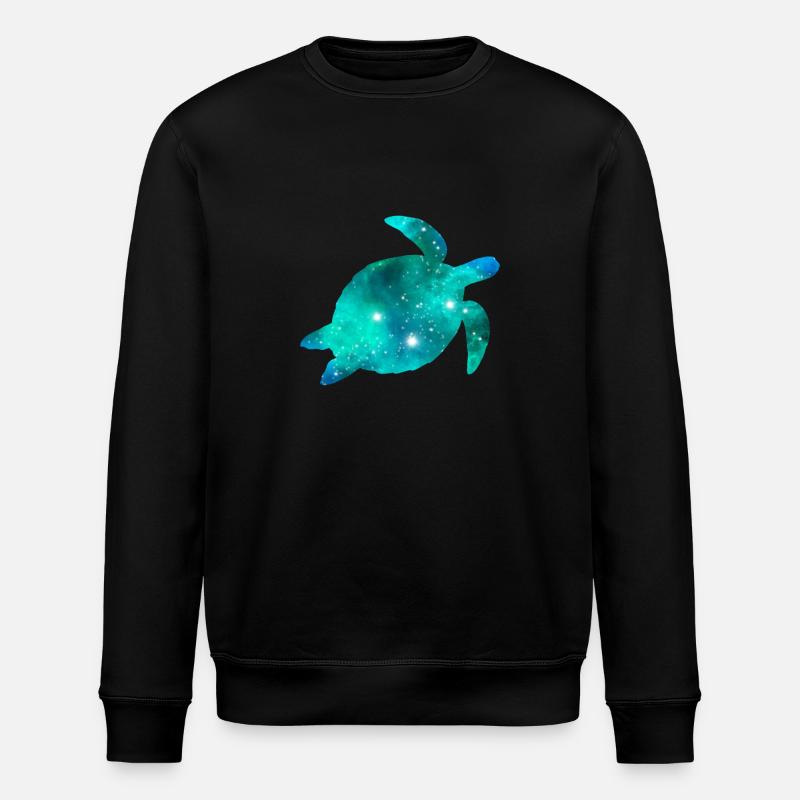 Galaxy Turtle - Stanley/Stella Unisex Bio-Sweatshirt ROLLER - Schwarz