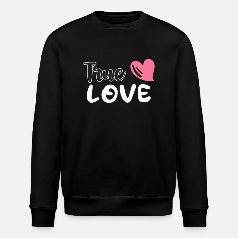 True Love - Stanley/Stella Unisex Bio-Sweatshirt ROLLER - Schwarz