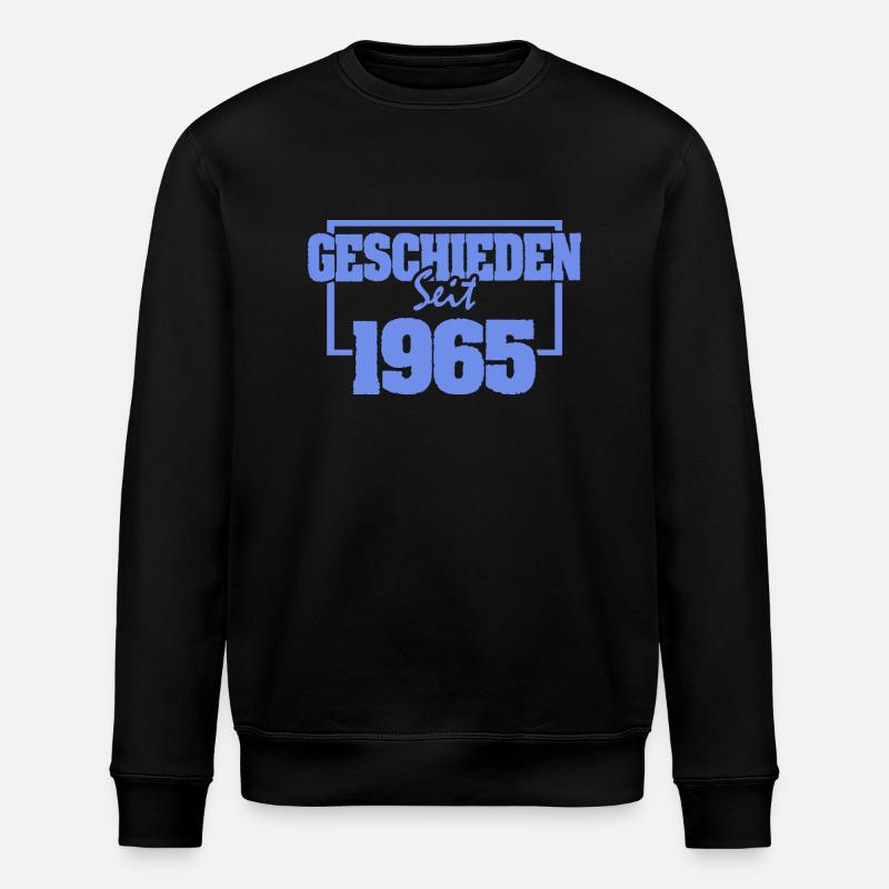 Geschieden 1965 - Stanley/Stella Unisex Bio-Sweatshirt ROLLER - Schwarz