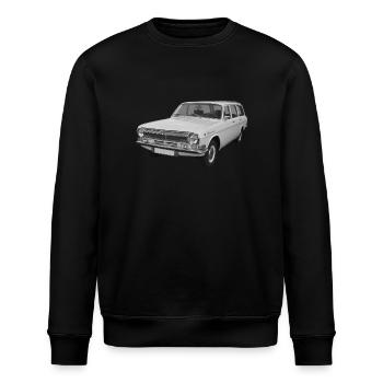 Pkw GAZ M 24-02 Wolga Kombi Sowjetunion Oldtimer - Stanley/Stella Unisex Bio-Sweatshirt ROLLER - Schwarz - Vorne - Nik (191cm)