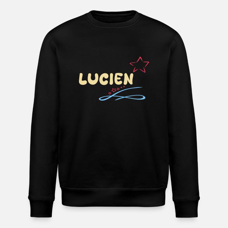 Geschenk Lucien - Stanley/Stella Unisex Bio-Sweatshirt ROLLER - Schwarz