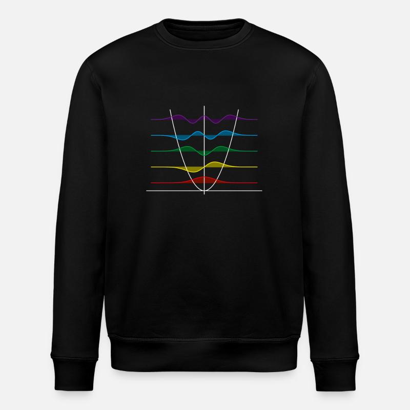 Harmonic oscillator - Stanley/Stella ROLLER Unisex Organic Sweatshirt - black