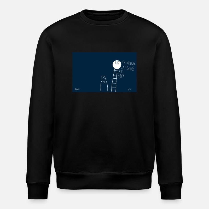 Thinking outside the box. - Stanley/Stella Unisex Bio-Sweatshirt ROLLER - Schwarz