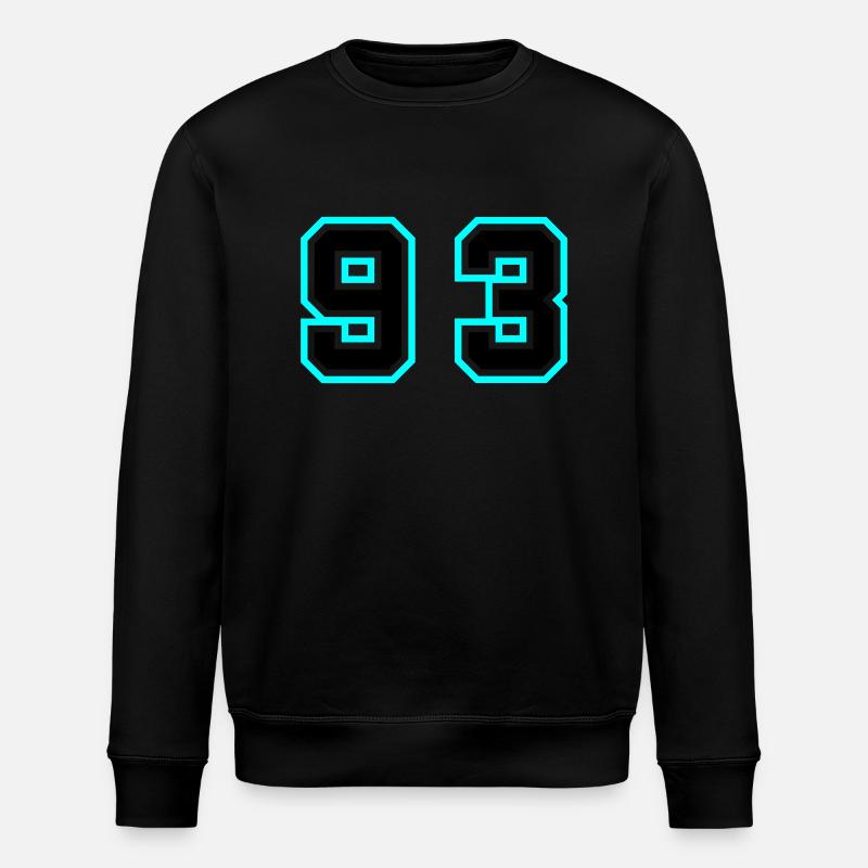 93 Symbole numérique - Sweat bio ROLLER Stanley/Stella Unisexe - noir