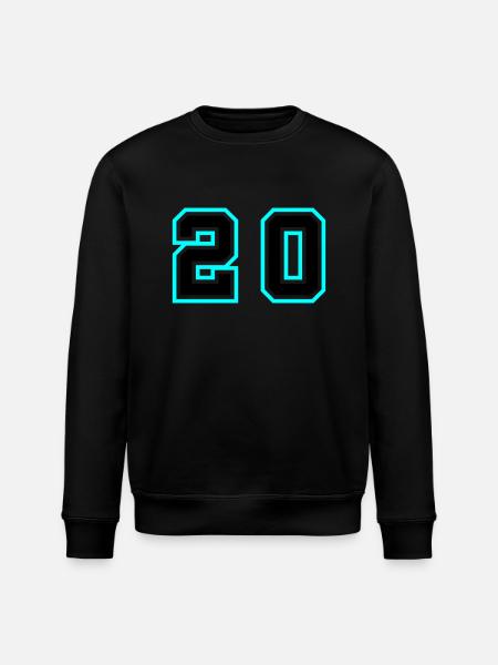 20 number symbol - Stanley/Stella ROLLER Unisex Organic Sweatshirt - black