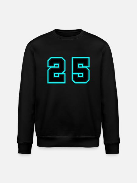 25 Number symbol - Stanley/Stella ROLLER Unisex Organic Sweatshirt - black