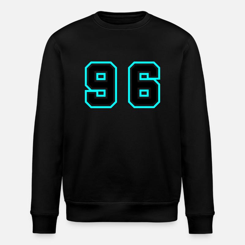96 Number Symbol - Stanley/Stella ROLLER Unisex Organic Sweatshirt - black