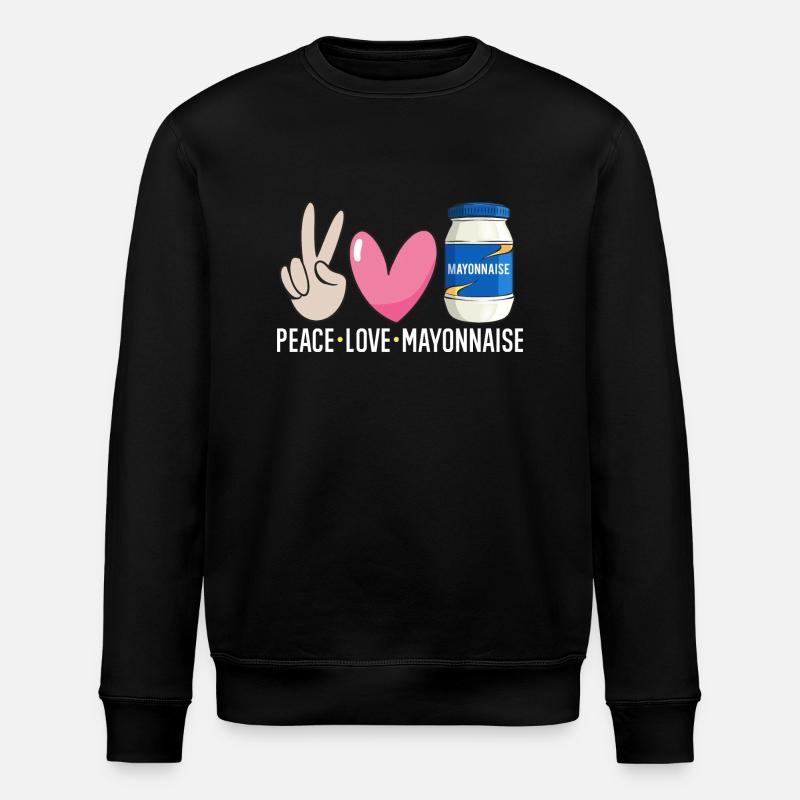 Mayonnaise - Stanley/Stella ROLLER Unisex Organic Sweatshirt - black