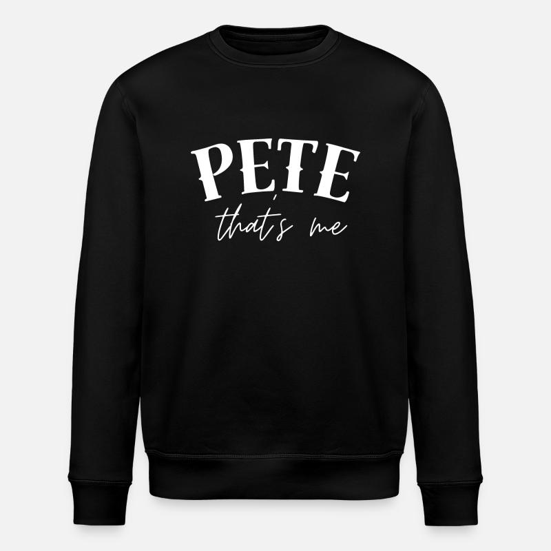 Pete Peter - Stanley/Stella ROLLER Unisex Organic Sweatshirt - black