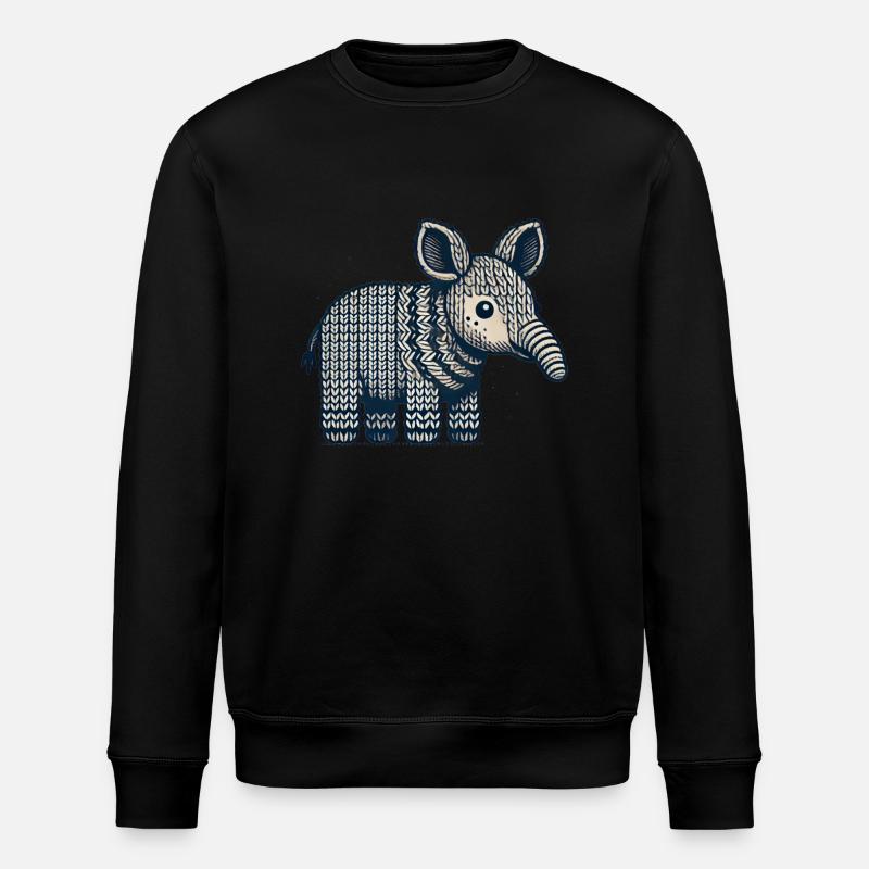 Strick Okapi - Stanley/Stella Unisex Bio-Sweatshirt ROLLER - Schwarz