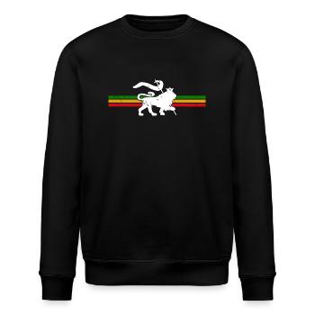 Reggae Lion - Sweat bio ROLLER Stanley/Stella Unisexe - noir - Devant - Nik (191cm)