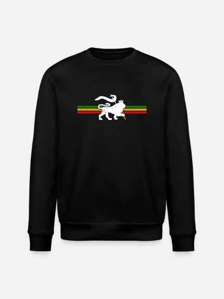 Reggae Lion - Sweat bio ROLLER Stanley/Stella Unisexe - noir
