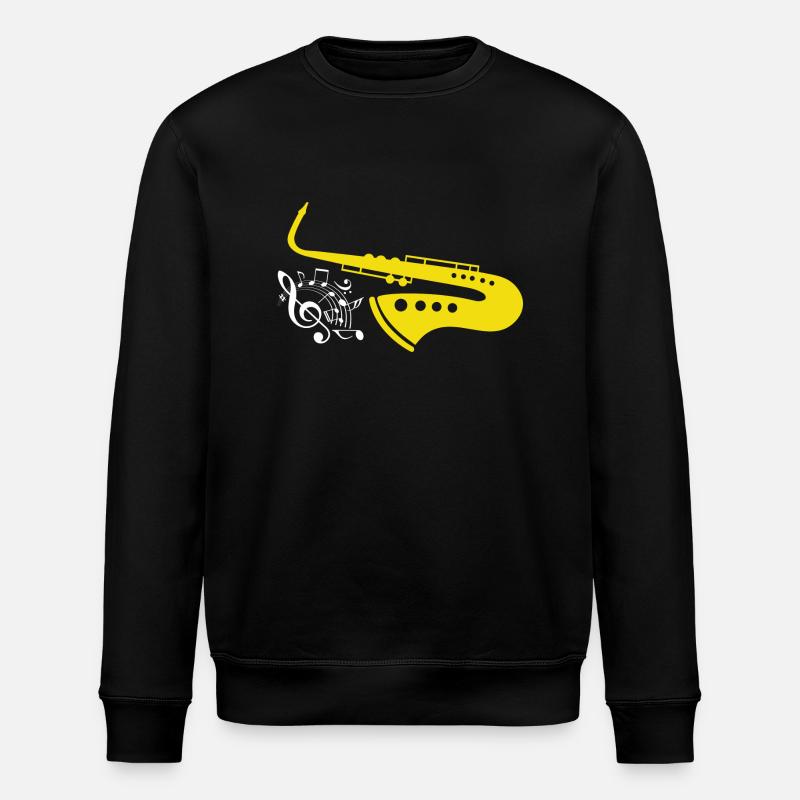 Sax saxophone saxophone - Stanley/Stella ROLLER Unisex Organic Sweatshirt - black