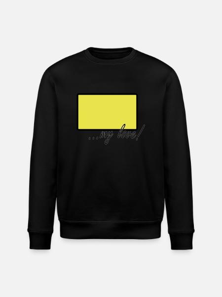 village my love - Stanley/Stella ROLLER Unisex Organic Sweatshirt - black