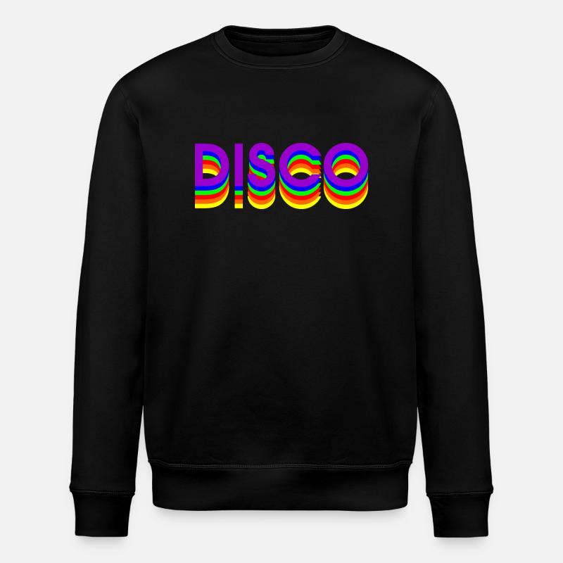 80s DISCO DANCE - Stanley/Stella ROLLER Unisex Organic Sweatshirt - black