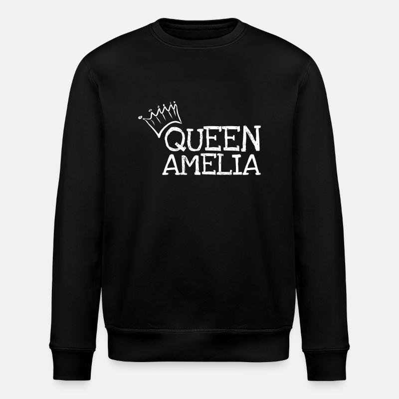 Amelia - Stanley/Stella ROLLER Unisex Organic Sweatshirt - black