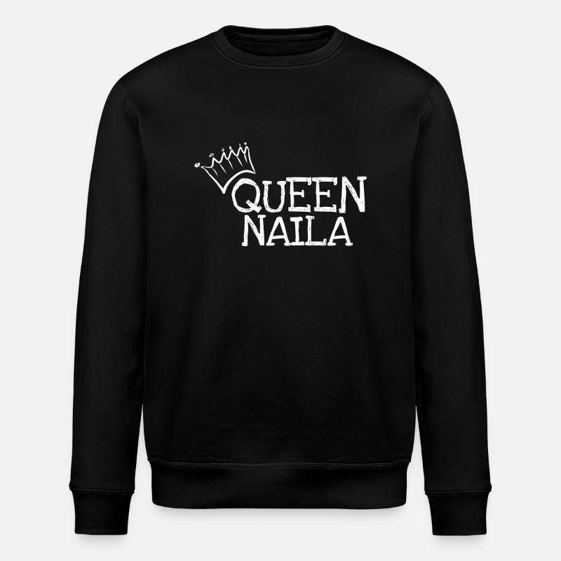 Prénom Naila - Sweat bio ROLLER Stanley/Stella Unisexe - noir