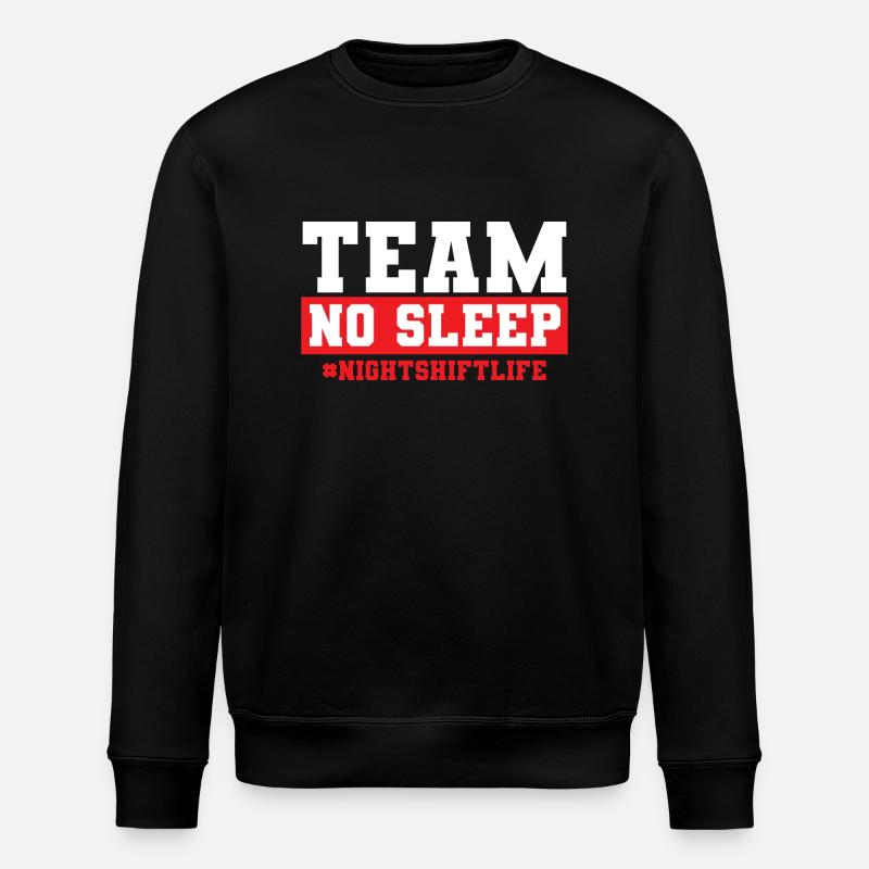 Nachtschicht Krankenschwester - Stanley/Stella Unisex Bio-Sweatshirt ROLLER - Schwarz
