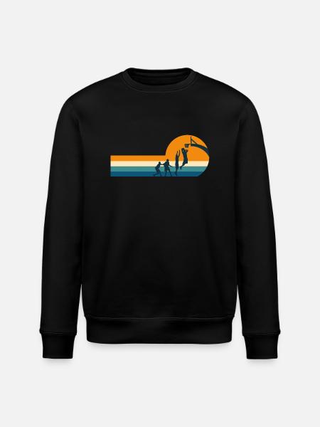 Basketball Basketball Player - Stanley/Stella ROLLER Unisex Organic Sweatshirt - black