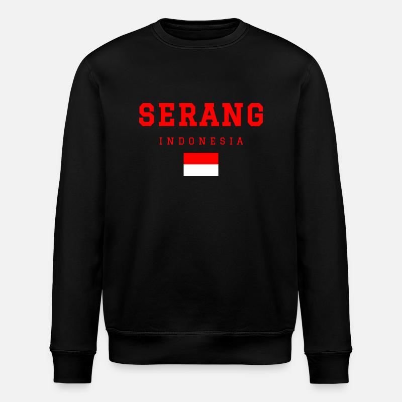 Serang Indonesien - Stanley/Stella Unisex Bio-Sweatshirt ROLLER - Schwarz