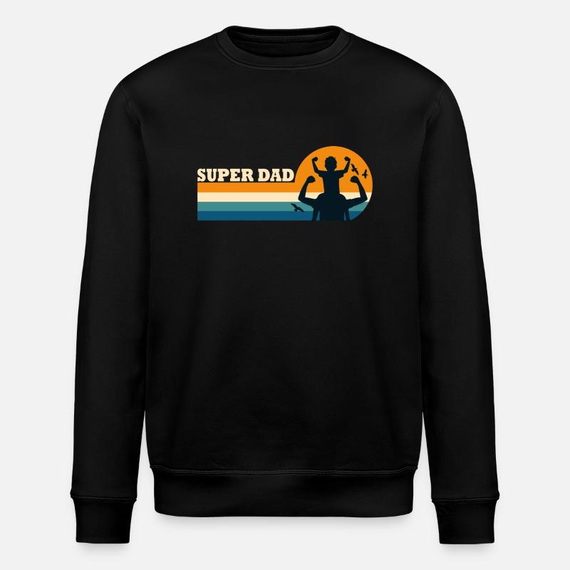 Super dad superdad - Sweat bio ROLLER Stanley/Stella Unisexe - noir