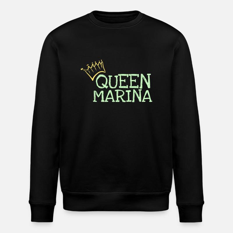 Vorname Marina - Stanley/Stella Unisex Bio-Sweatshirt ROLLER - Schwarz