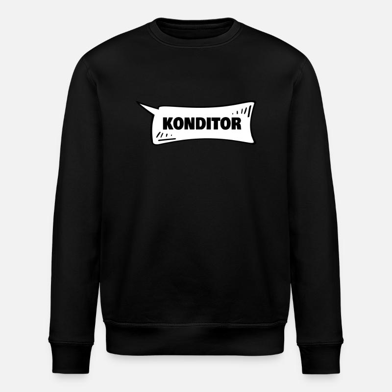 Cadeau pour Chef Pâtissier - Sweat bio ROLLER Stanley/Stella Unisexe - noir