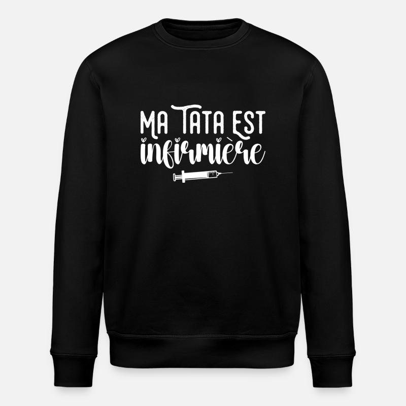 Ma Tata Est Infirmière - Sweat bio ROLLER Stanley/Stella Unisexe - noir