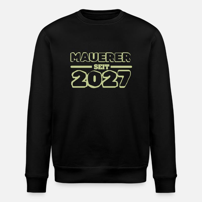 Maurer 2027 - Stanley/Stella Unisex Bio-Sweatshirt ROLLER - Schwarz