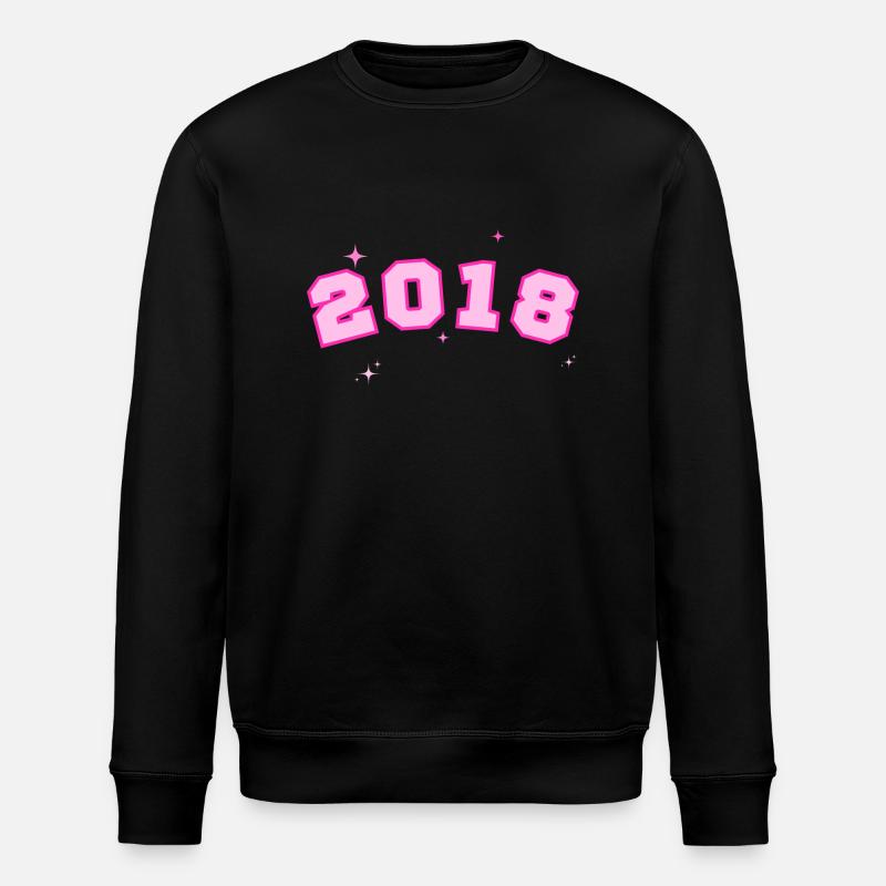 2018 Rosa Stern - Stanley/Stella Unisex Bio-Sweatshirt ROLLER - Schwarz