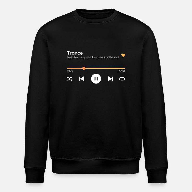 Trance - Stanley/Stella Unisex Bio-Sweatshirt ROLLER - Schwarz