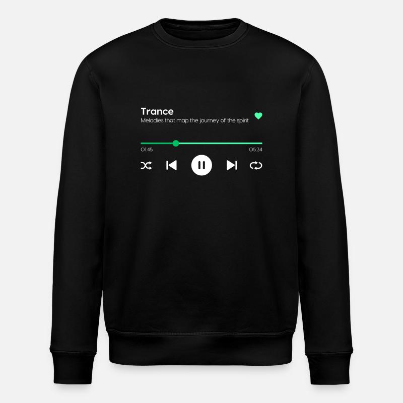 Trance - Stanley/Stella Unisex Bio-Sweatshirt ROLLER - Schwarz