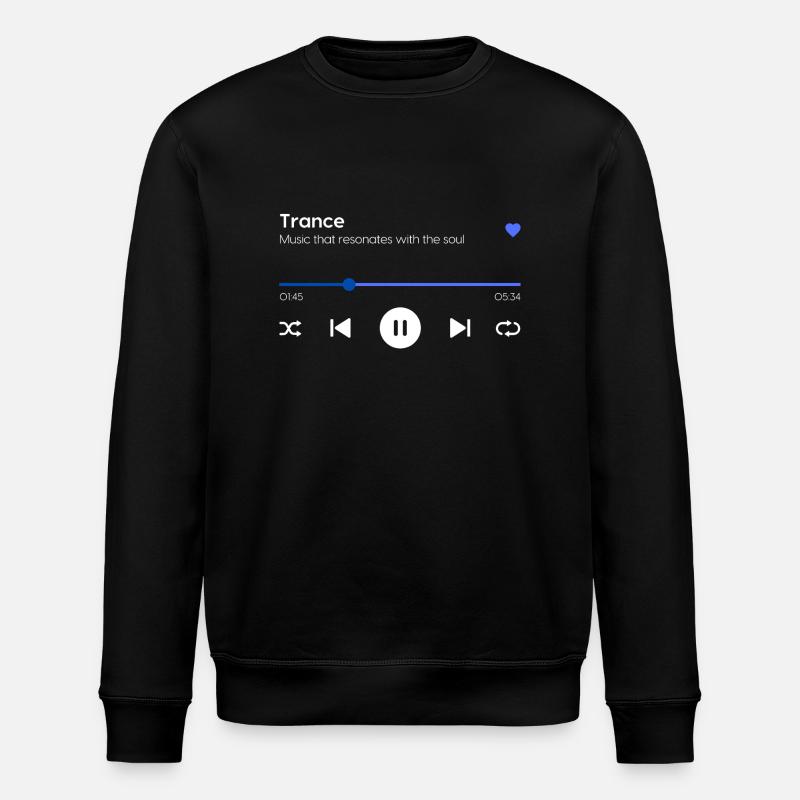 Trance - Stanley/Stella Unisex Bio-Sweatshirt ROLLER - Schwarz