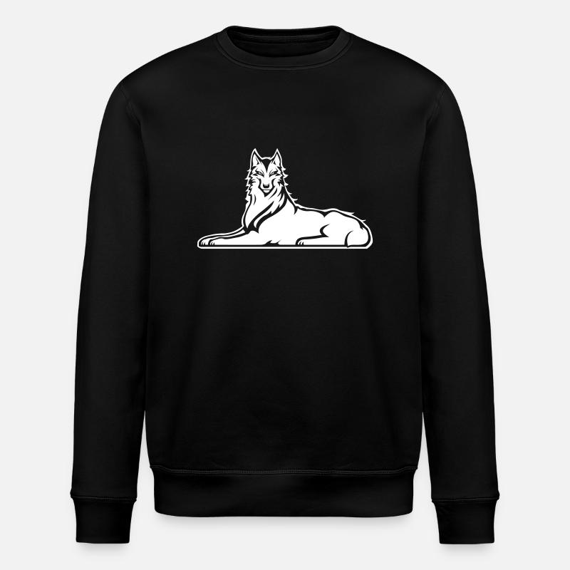 Loup solitaire d’Itchkérie - Sweat bio ROLLER Stanley/Stella Unisexe - noir