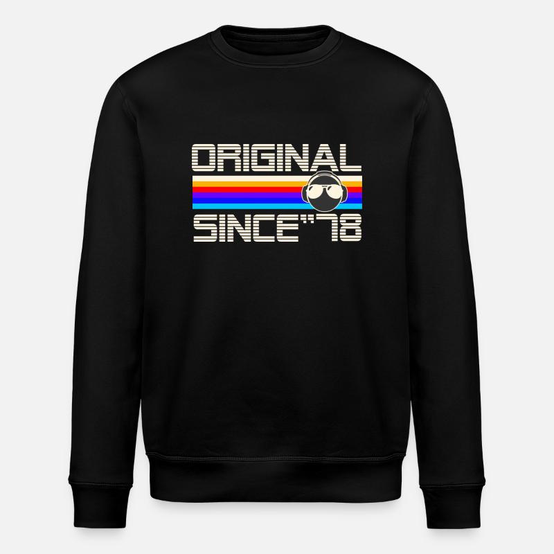 Since 78 - Stanley/Stella ROLLER Unisex Organic Sweatshirt - black