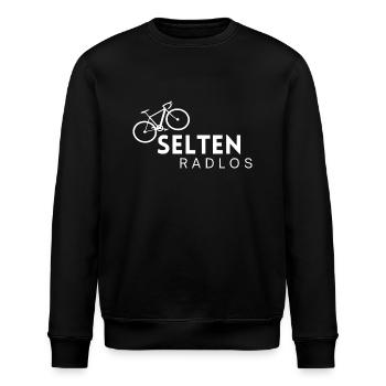 Selten Radlos - Stanley/Stella Unisex Bio-Sweatshirt ROLLER - Schwarz - Vorne - Nik (191cm)