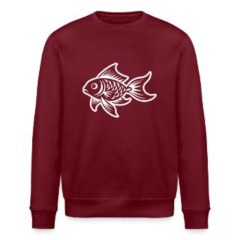 Poisson - Sweat bio ROLLER Stanley/Stella Unisexe - bordeaux - Devant - Nik (191cm)