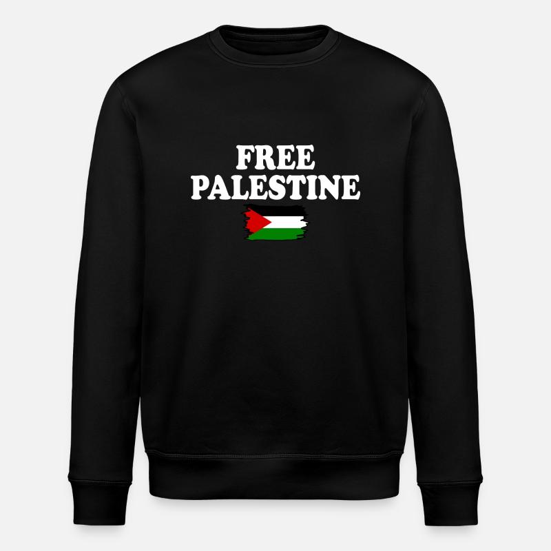 Free palestine - Stanley/Stella Unisex Bio-Sweatshirt ROLLER - Schwarz