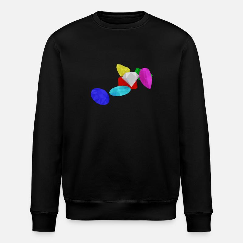 Pierres précieuses - Sweat bio ROLLER Stanley/Stella Unisexe - noir