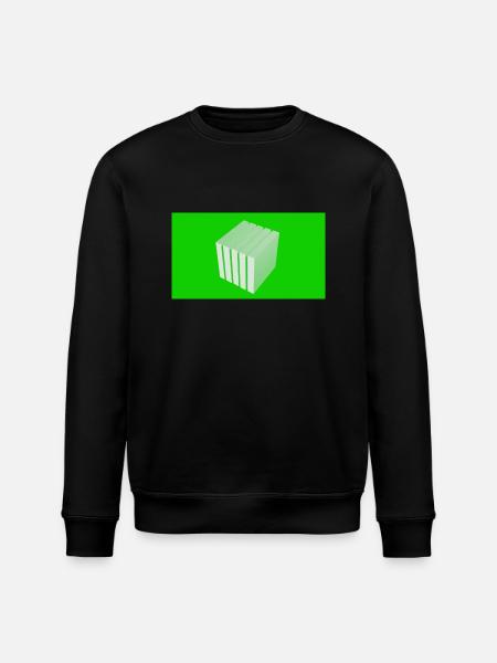 Cube - Stanley/Stella ROLLER Unisex Organic Sweatshirt - black