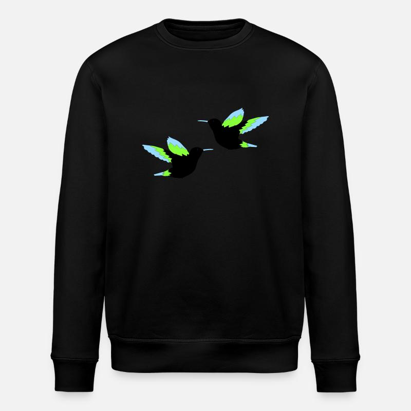 Colibri 02 - Sweat bio ROLLER Stanley/Stella Unisexe - noir