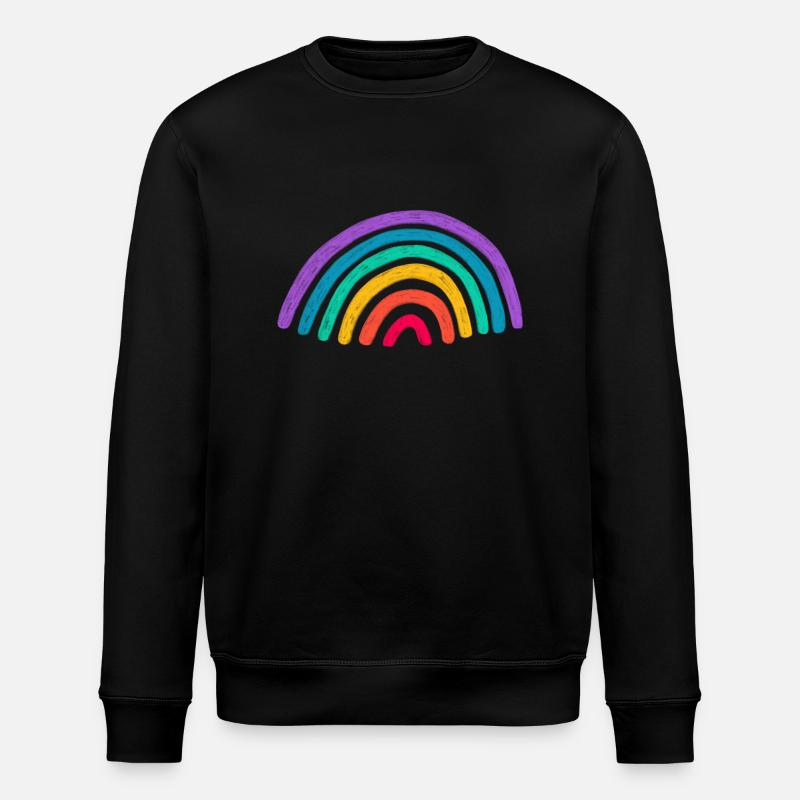 Rainbow - Stanley/Stella Unisex Bio-Sweatshirt ROLLER - Schwarz