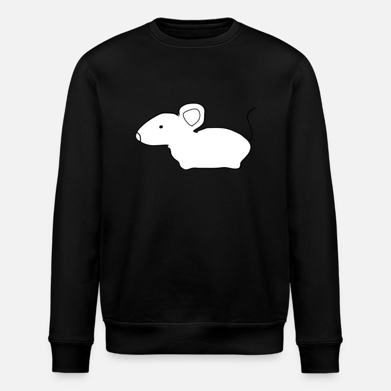 Souris Icône Animal Mignon - Sweat bio ROLLER Stanley/Stella Unisexe - noir
