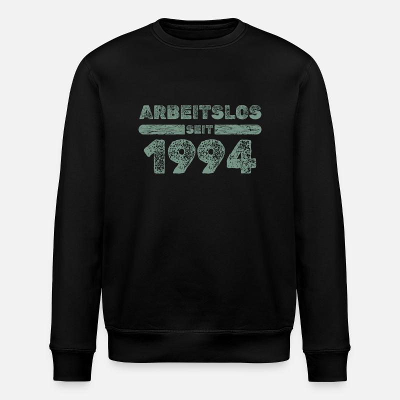 Unemployed 1994 - Stanley/Stella ROLLER Unisex Organic Sweatshirt - black