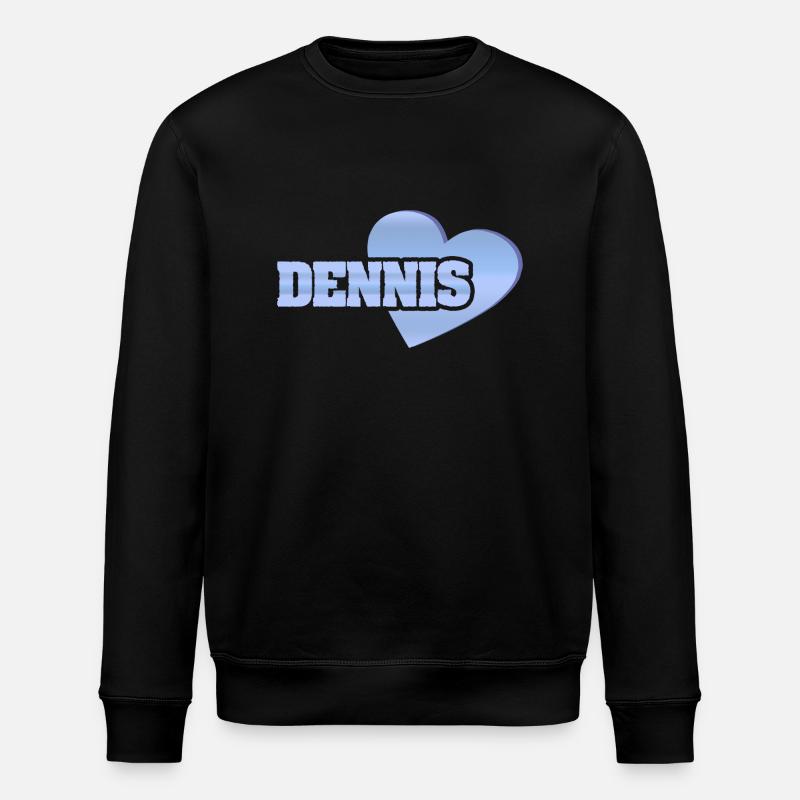 Dennis als Gold - Stanley/Stella Unisex Bio-Sweatshirt ROLLER - Schwarz