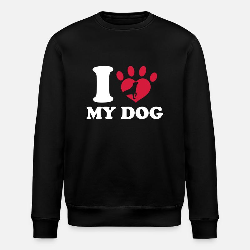 I Love My Dog - Sweat bio ROLLER Stanley/Stella Unisexe - noir