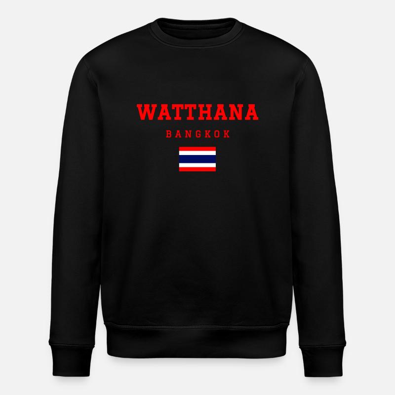 Watthana Thailand - Stanley/Stella Unisex Bio-Sweatshirt ROLLER - Schwarz