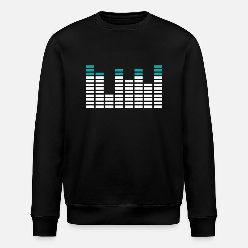 Égaliseur d’énergie musicale Beat - Sweat bio ROLLER Stanley/Stella Unisexe - noir