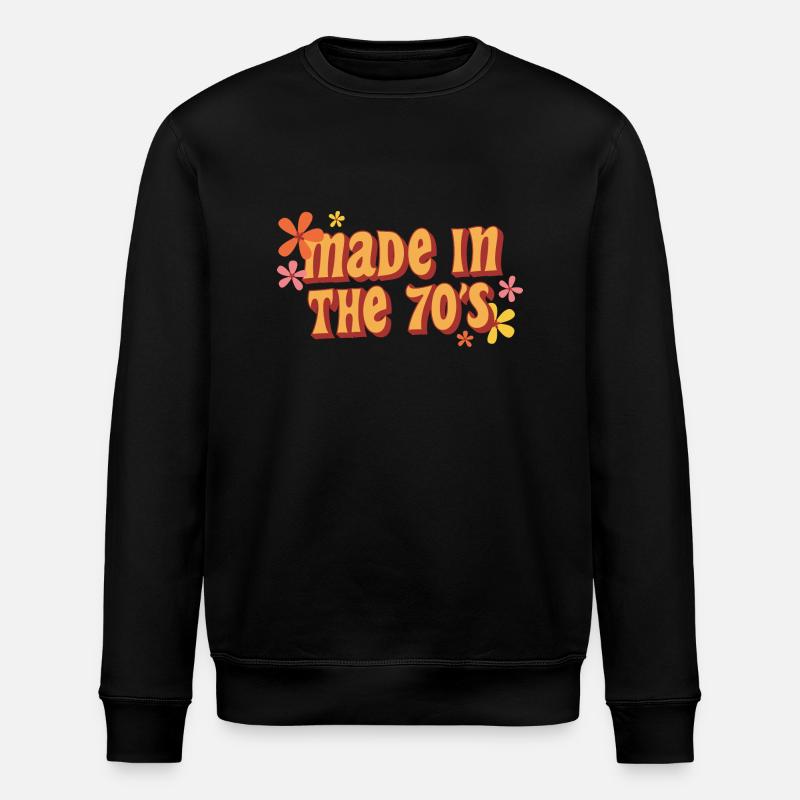 made in the 70s - Stanley/Stella Unisex Bio-Sweatshirt ROLLER - Schwarz