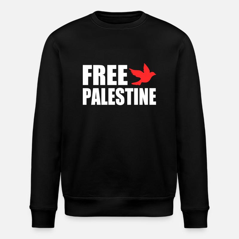 Free palestine - Stanley/Stella ROLLER Unisex Organic Sweatshirt - black